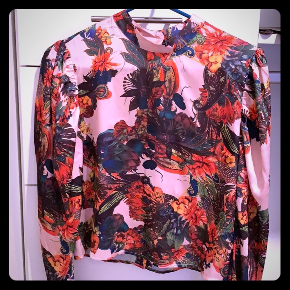 Floral Long Sleeve Blouse